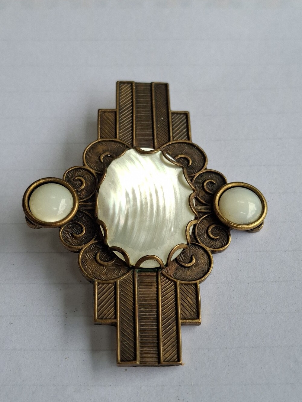 Vintage Art Deco Style Brooch / Dress Pin